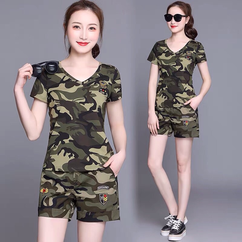 Áo phông nữ rằn ri cao cấp
