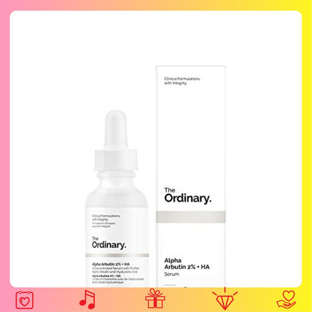 [ĐỦ BILL] Tinh chất dưỡng trắng Alpha Arbutin 2% + HA - The Ordinary [AUTHEN]