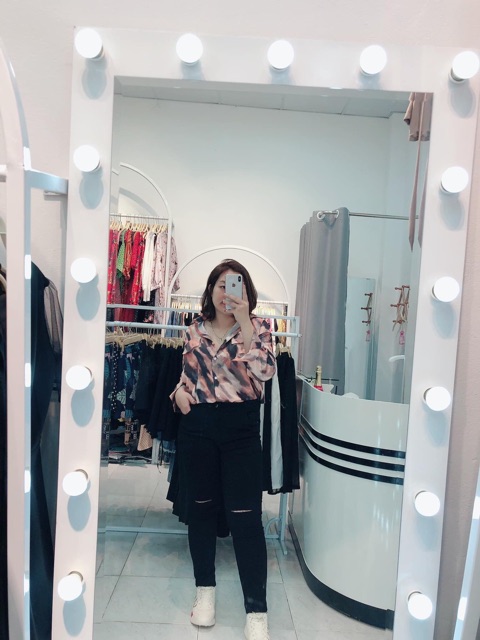 Bigsize Quần jean đen DD01 100 (32-36)
