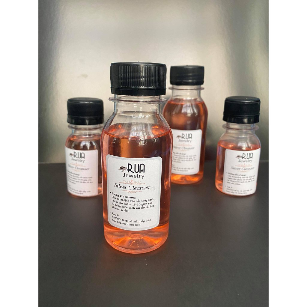 Nước rửa bạc, nước rửa trang sức 50ml-100ml SIÊU TRẮNG SÁNG, TIẾT KIỆM DÙNG ĐƯỢC NHIỀU LẦN