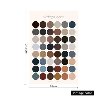 48 Sticker Chấm Tròn trang trí sổ tay planner