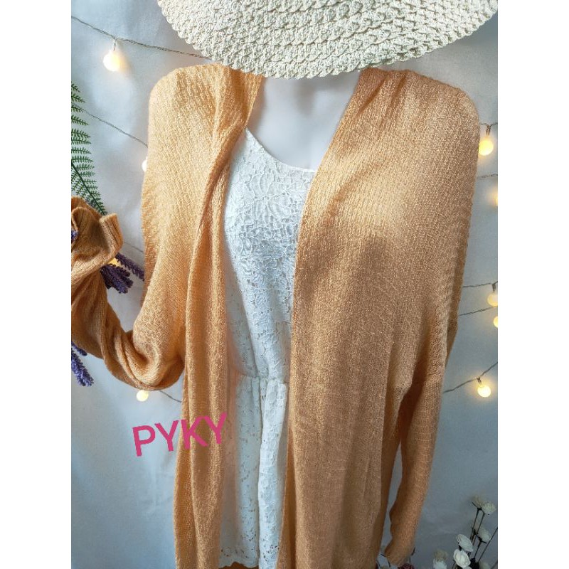 🌺KPY215082148 ÁO KHOÁC CARDIGAN LEN MỎNG DÁNG DÀI🌺