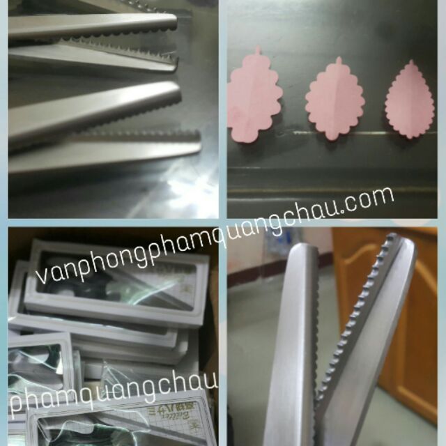 Kéo răng cưa cắt vải, da - 01 chiếc