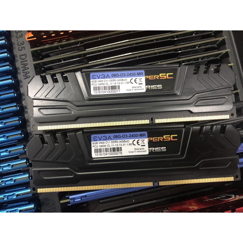RAM PC MÁY BÀN DDR3 4Gb bus 2400 EVGA TẢN NHIỆT - hàng tháo máy bảo hành 1 tháng
