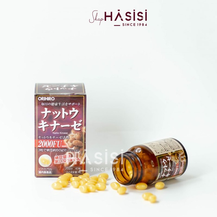 Viên Uống Hỗ Trợ Điều T..r..ị Tai Biến ORIHIRO 2000FU (60 Viên - 3 Viên/Ngày)