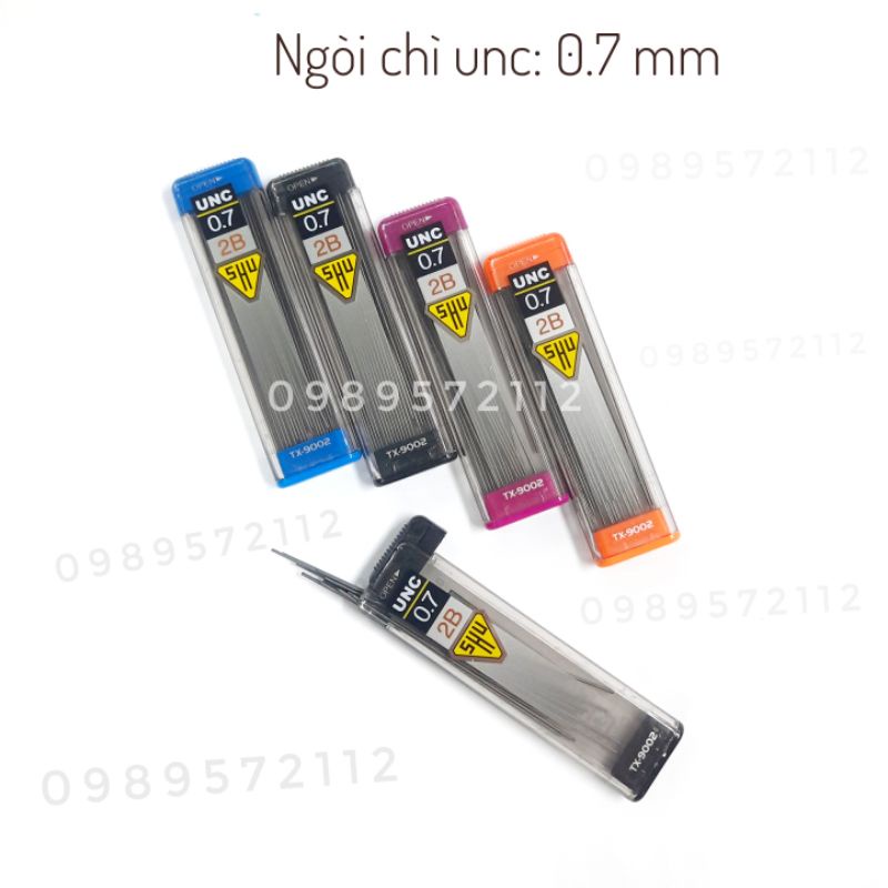 Ngòi chì kim 0.5 , 0.7mm UNC-9002.