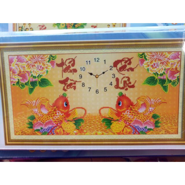 Tranh đá đồng hồ E0006