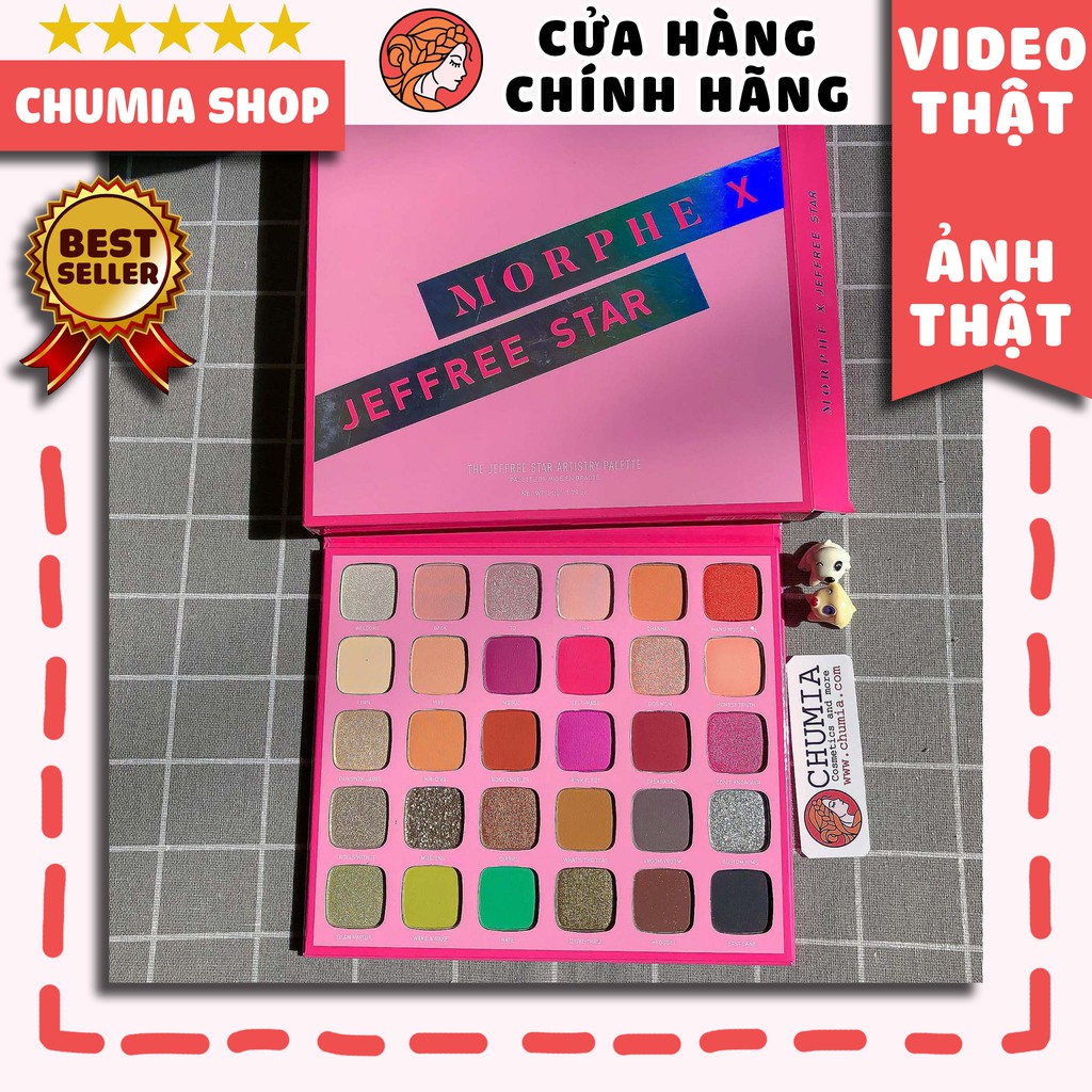 Phấn mắt trang điểm MORPHE X Jeffree Star Artistry Palette Eyeshadow - chumia