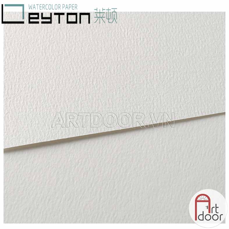 [ARTDOOR] Sổ vẽ màu nước LEYTON Block 100% Cotton dày 300gsm (vân nổi/ mịn)