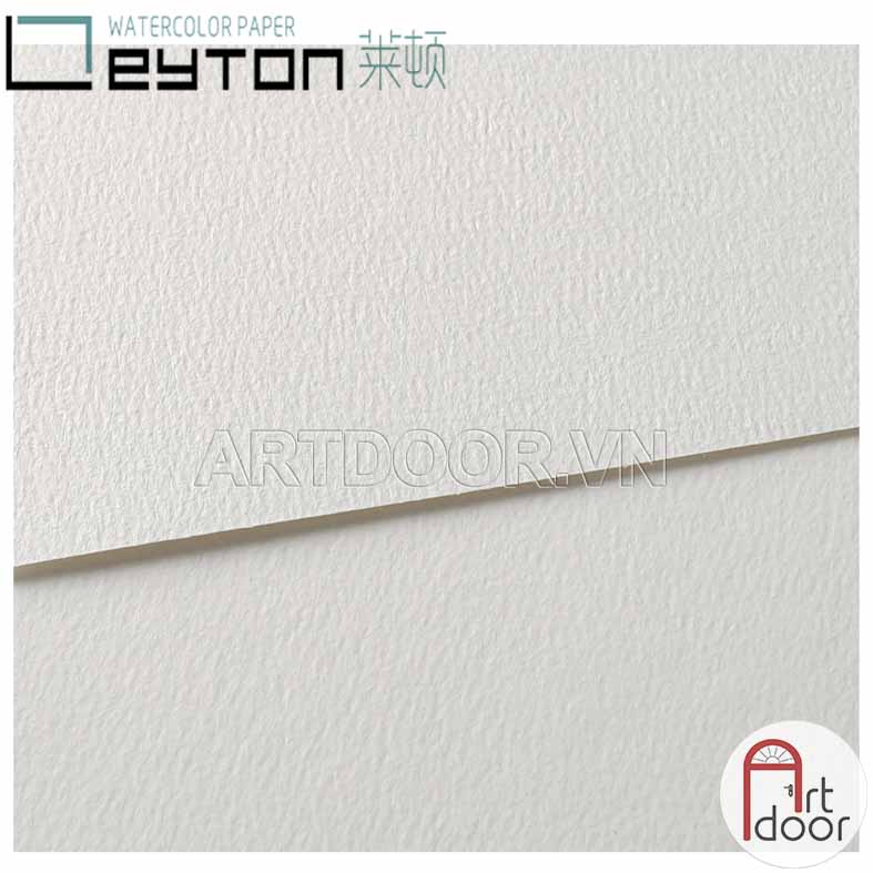 Sổ vẽ màu Nước LEYTON 100% cotton 300gsm (vân HOT/ COLD)