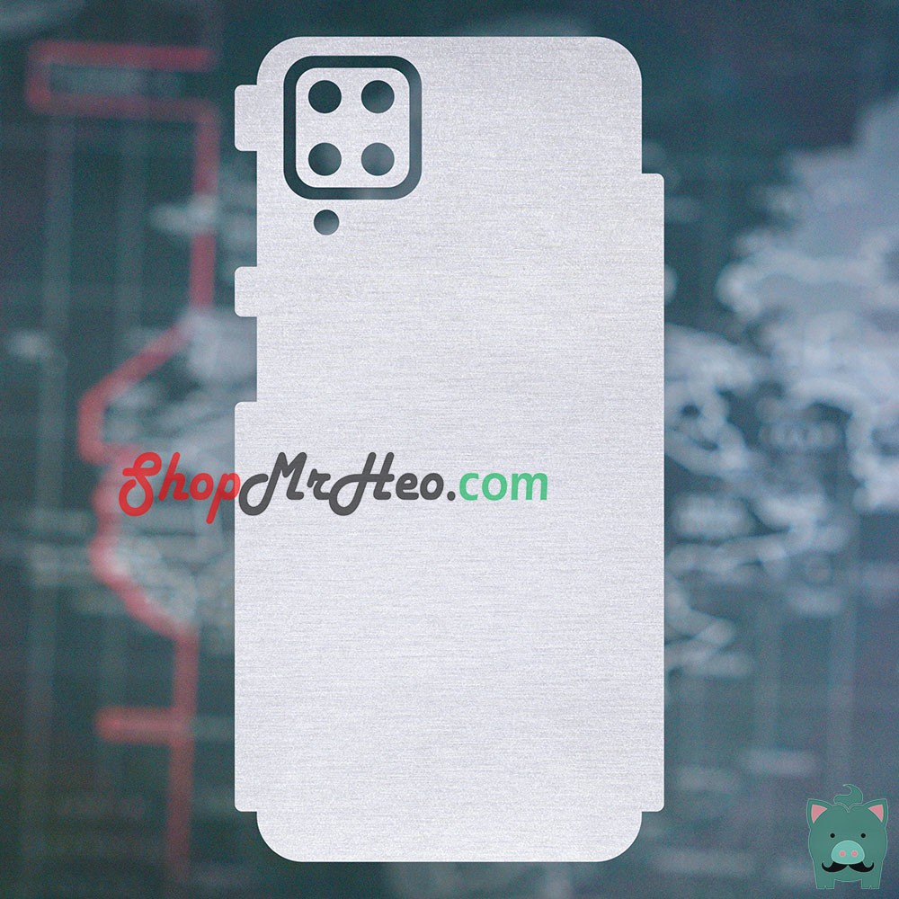 Skin Dán Mặt Sau Lưng Vân Nhôm Samsung Galaxy A12