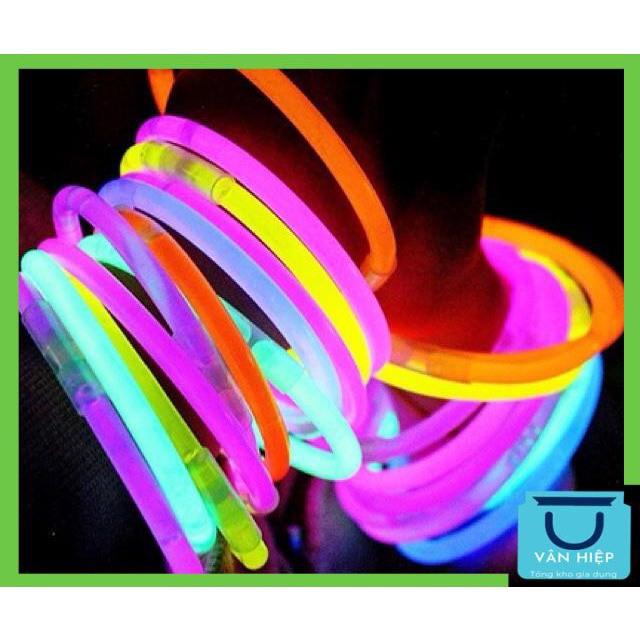 Que phát sáng glow stick- hộp 100 que lắp ráp thoải mãi luôn van1