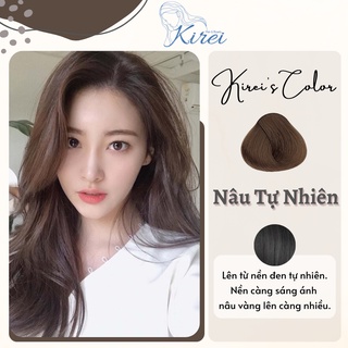 Thuốc nhuộm tóc màu NÂU TỰ NHIÊN không cần tẩy tóc Kirei Hair, KireiHair, KIREIHAIR