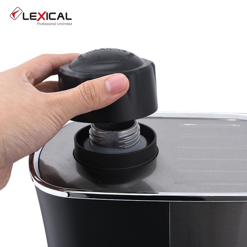 Máy Pha Cafe Lexical - Công suất 1000W - pha cafe tự động nhập khẩu CHÍNH HÃNG - BH 12 THÁNG ct12