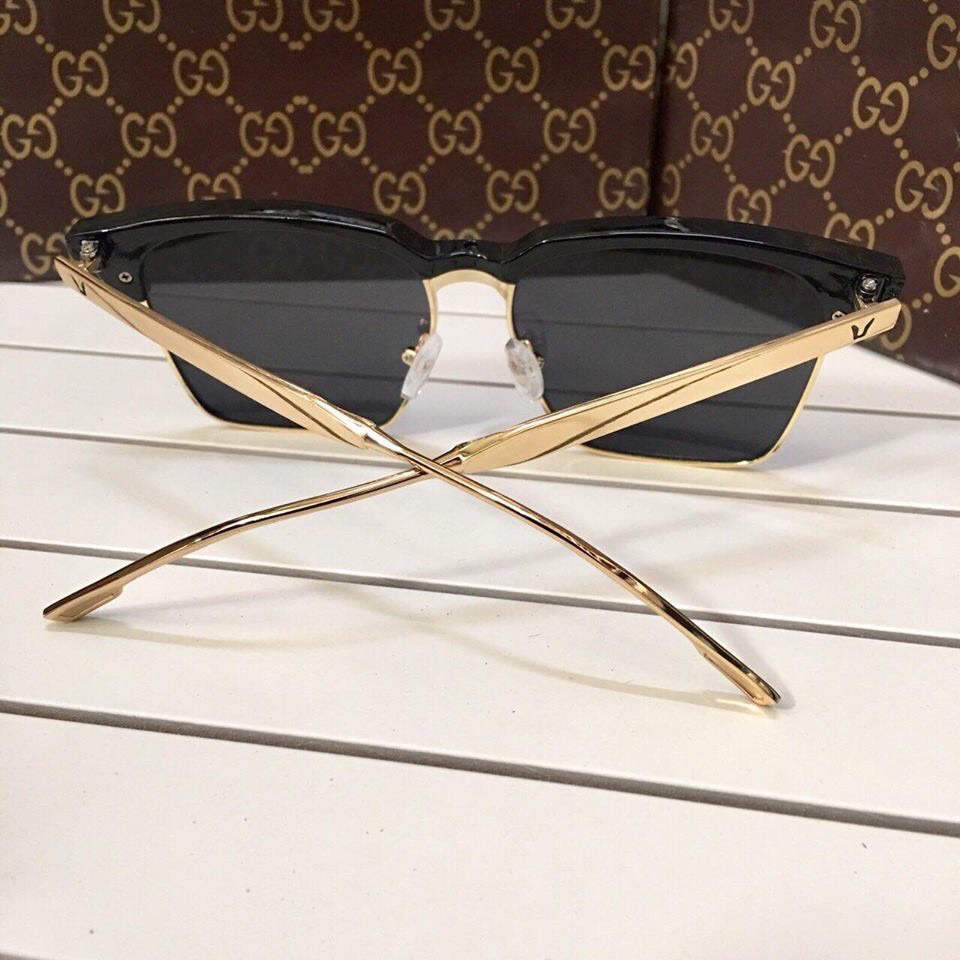 Kính mát nam nữ thời trang cao cấp gọng vuông mắt kính chống tia UV phong cách Hàn Quốc sang trọng HANASO 202