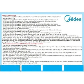 Miễn phí lắp đặt Máy giặt lồng đứng 9.5kg Midea MAS9501(SG)
