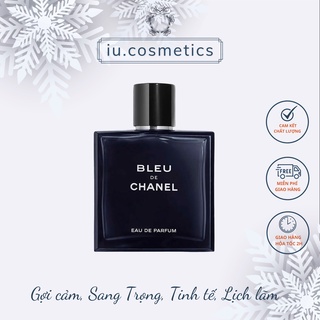 Nước hoa nam Bleu De EDP 100ml - Dầu thơm gỗ tuyết tùng nam tính, cuốn hút - iu.cosmetics