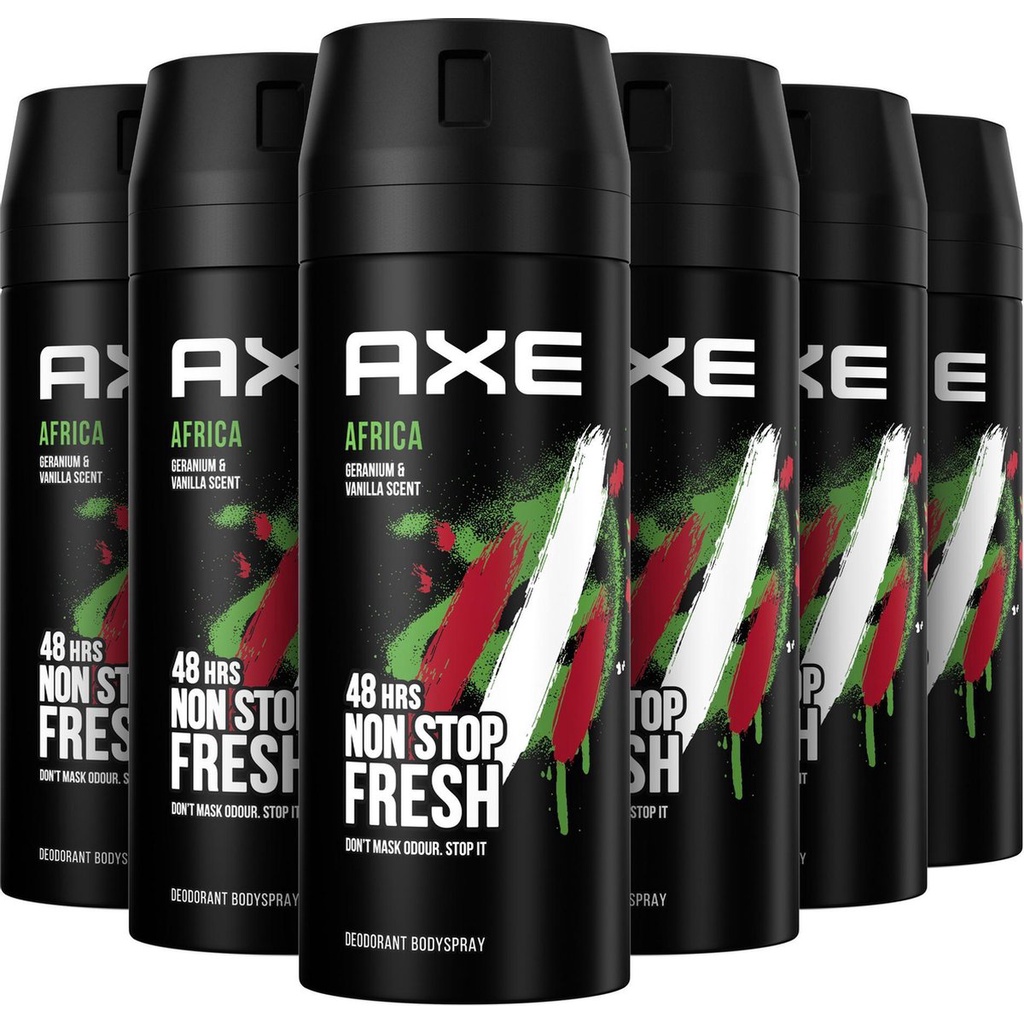 Xịt Khử Mùi Toàn Thân Axe Africa 150ml