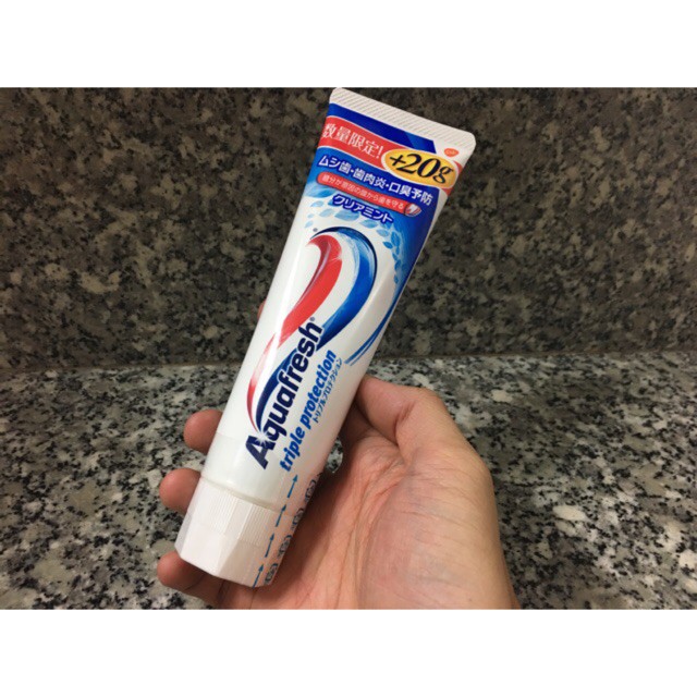 Kem đánh răng Aquafresh Nhật [FREE SHIP_180g] phiên bản nhiều gam nhất