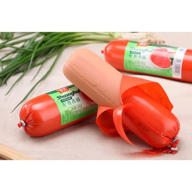 XÚC XÍCH SIÊU TO KHỔNG LỒ SHUANGHUI xúc xích lạp xưởng tê cay ăn là mê