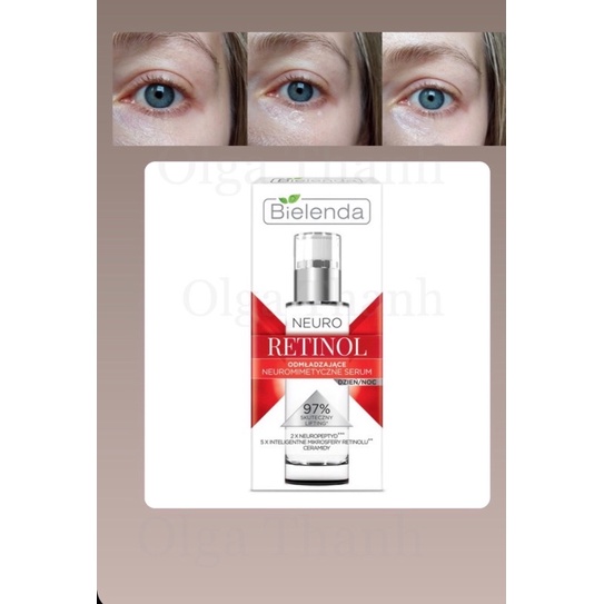 Serum Retinol Bielenda Neuro trẻ hoá da,mờ thâm sẹo