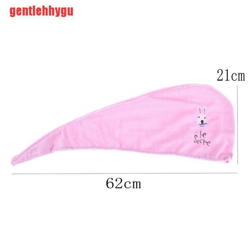 [gentlehhygu]Cap Microfiber Bath Towel Towel Hair Dry Hat Quick Drying Cap Lady's Bath Tool