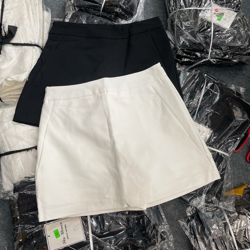 Chân váy chữ A 3 màu -HÌNH THẬT dáng chữ A xoè nhẹ.