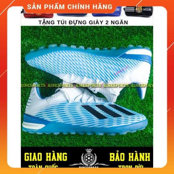 GIÀY BÓNG ĐÁ 𝗔𝗱𝗶𝗱𝗮𝘀 X19.3 cổ thun thấp màu xanh ngọc SÂN CỎ NHÂN TẠO TF hàng super Thailand -ah22
