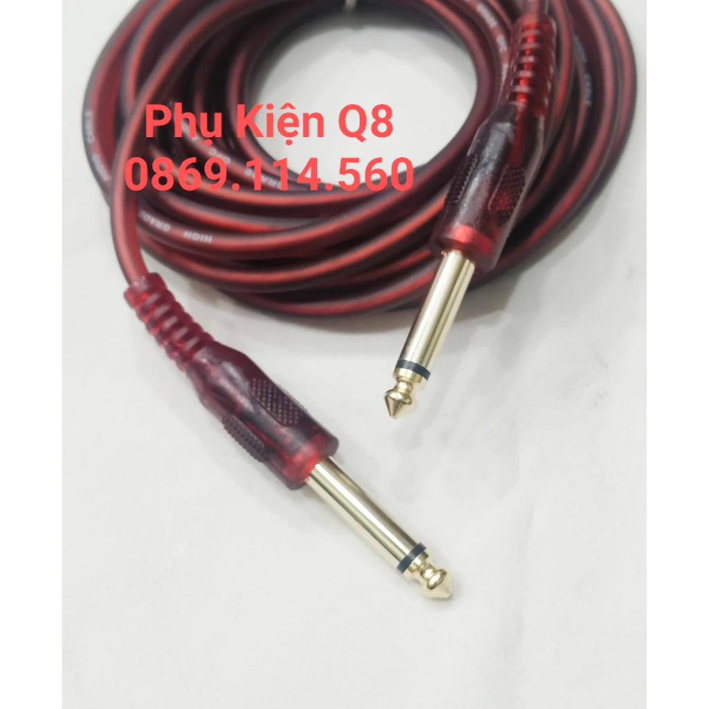 Dài 5 mét- Dây 2 đầu jack 6.5 ly