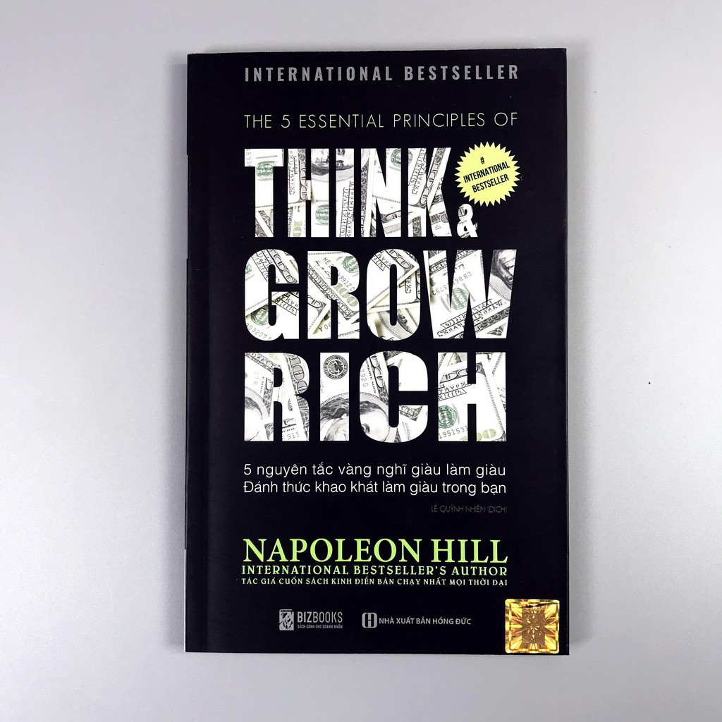 Sách -  Think & Grow Rich - 5 Nguyên Tắc Vàng Nghĩ Giàu Làm Giàu - Đánh Thức Khao Khát Làm Giàu Trong Bạn