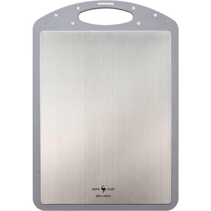 Thớt inox 304 kháng khuẩn dễ dàng vệ sinh loại to kích thước 24*34cm