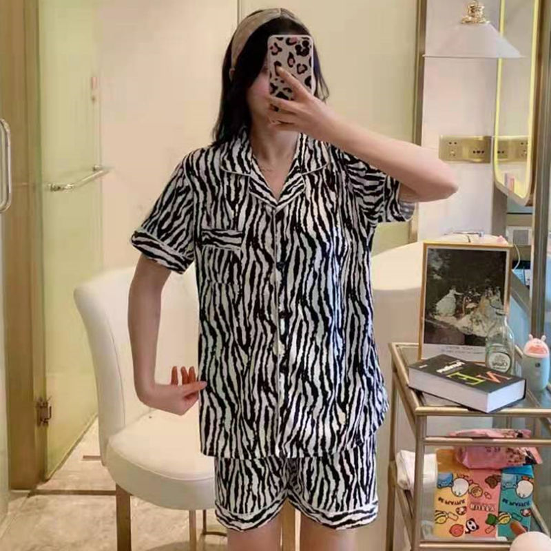 Bộ Đồ Ngủ Ngắn Tay Phong Cách Hàn Quốc Cho Nữ