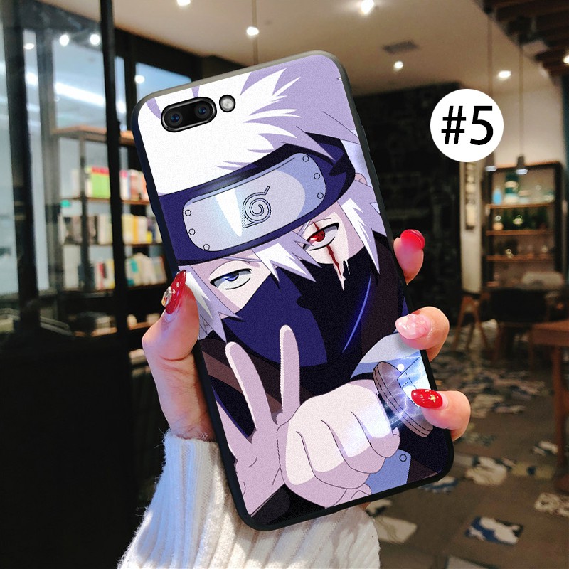 ỐP LƯNG OPPO A12 A12e A31 2020 A3s A7 F5 F1S F3 A77 F7 F9 F11 Pro A5S Casing Naruto Sasuke Matte Case Soft Cover