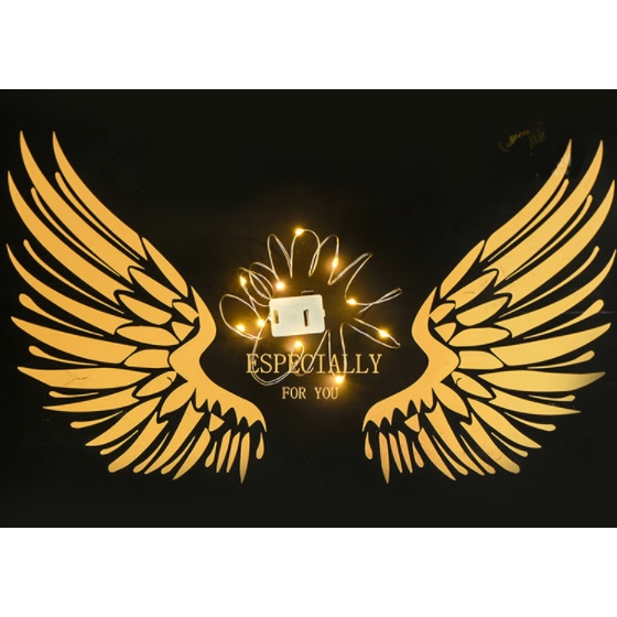 Đèn đom đóm đèn nhấp nháy đèn trang trí 1m kèm pin 3 kiểu sáng