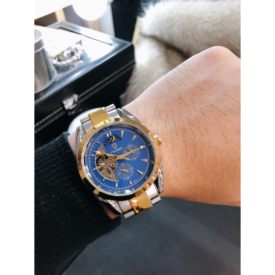 [XẢ KHO GIÁ SỈ] Đồng Hồ Nam Cơ Lộ Tim Tevise Sang Trọng | BigBuy360 - bigbuy360.vn