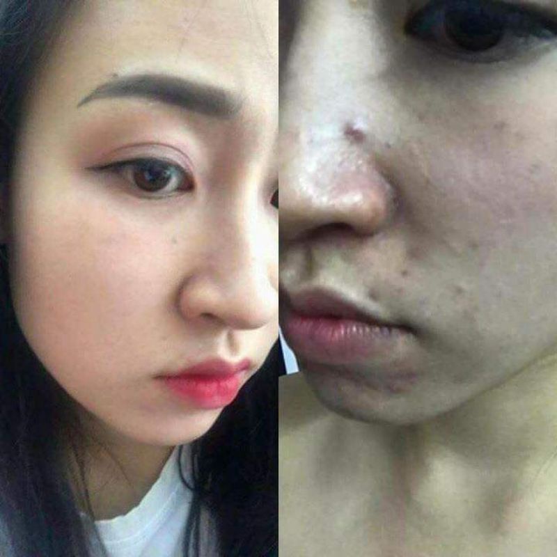 Kem đêm xanh natural white hoa nhụy tây