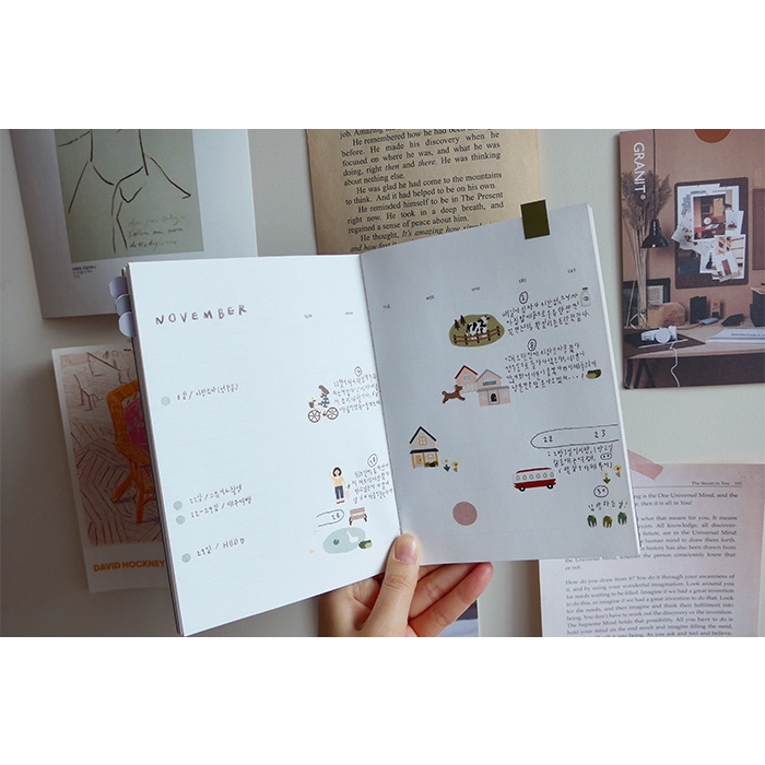 Sticker Village Hàn Quốc siêu dễ thương hãng Suatelier - chủ đề/ theme farm, nông trại, chăn nuôi