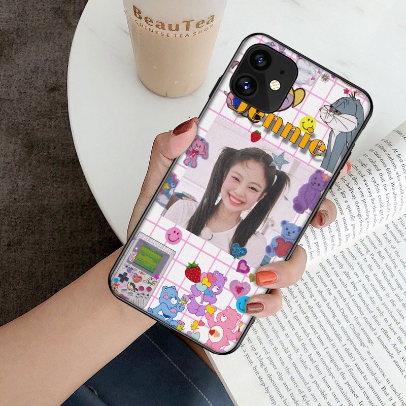 Ốp Điện Thoại Hình Jennie Cho iPhone 11 XR XS 5 5S 6 6S 7 / 8 / SE 2020 Plus