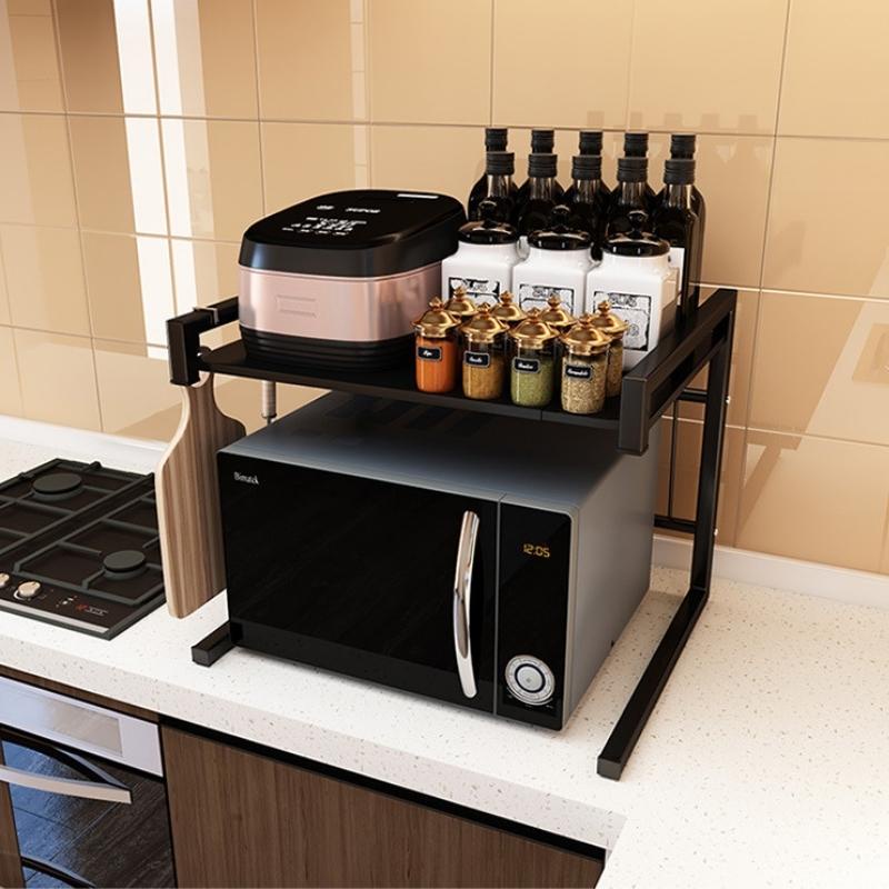 Kệ Lò Vi Sóng 2 Tầng Sơn Tĩnh Điện.Giá Để Đồ Dụng Cụ Nhà Bếp,Nồi Cơm Điện,Để Gia Vị Đa Năng