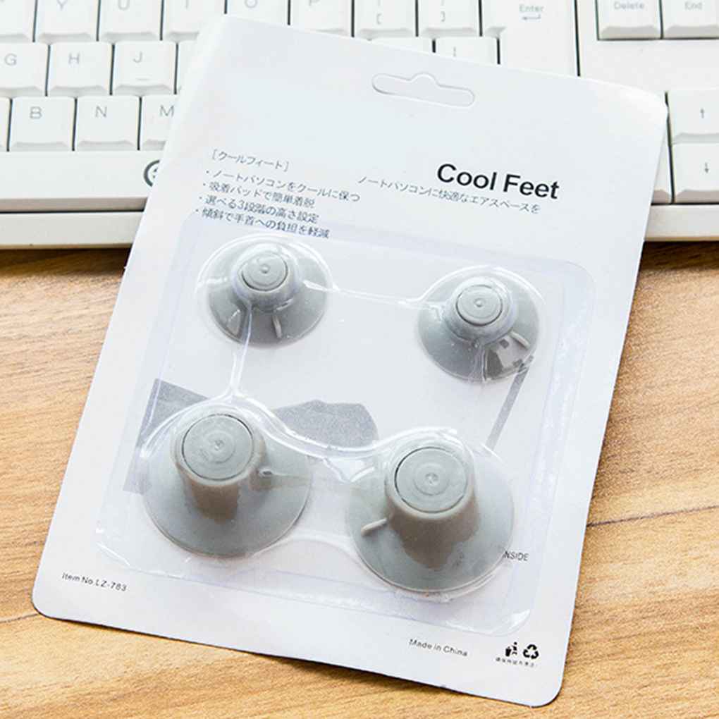 Bộ 4 chân đứng chống trượt giúp làm mát cho máy tính xách tay Notebook