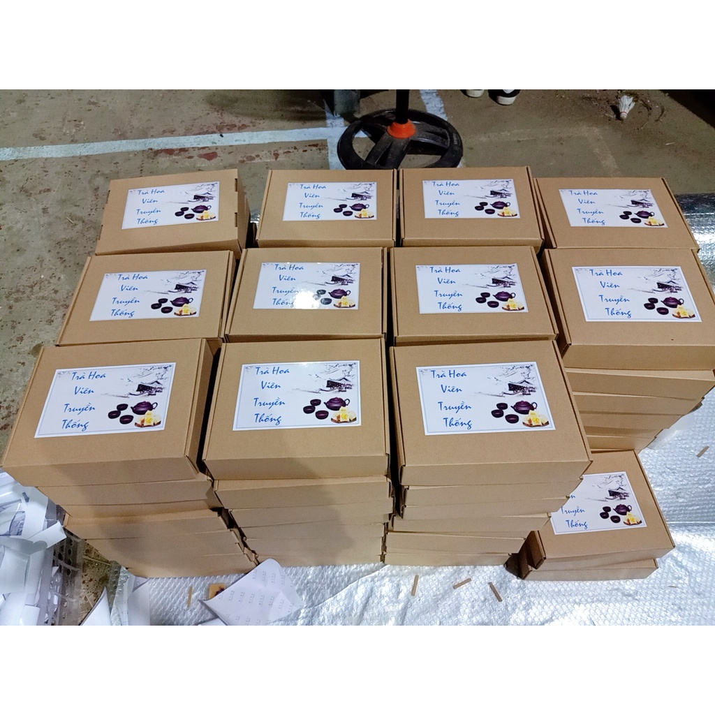 Chin Tea- 💥 HỘP TRÀ HOA VIÊN TRUYỀN THỐNG - TRÀ HOA CÚC ĐƯỜNG PHÈN