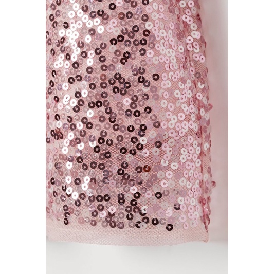 Váy Party Bé Gái Thêu Sequin Hồng HaM(cắt tag)