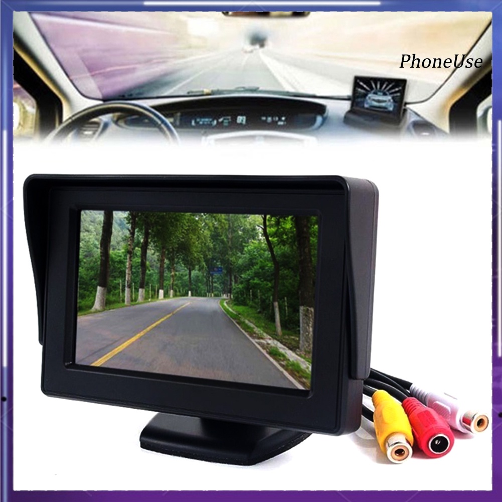 Màn hình LCD kỹ thuật số PU-4.3inch TFT cho xe hơi
