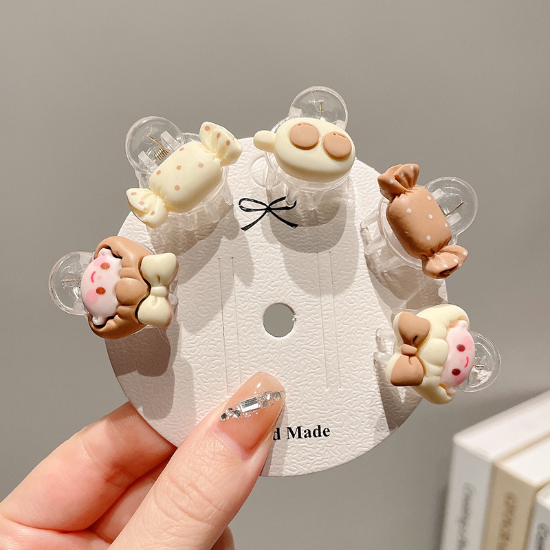 Kẹp Tóc Họa Tiết Hoạt Hình Bằng Acrylic Phong Cách Hàn Quốc Xinh Xắn Dành Cho Trẻ