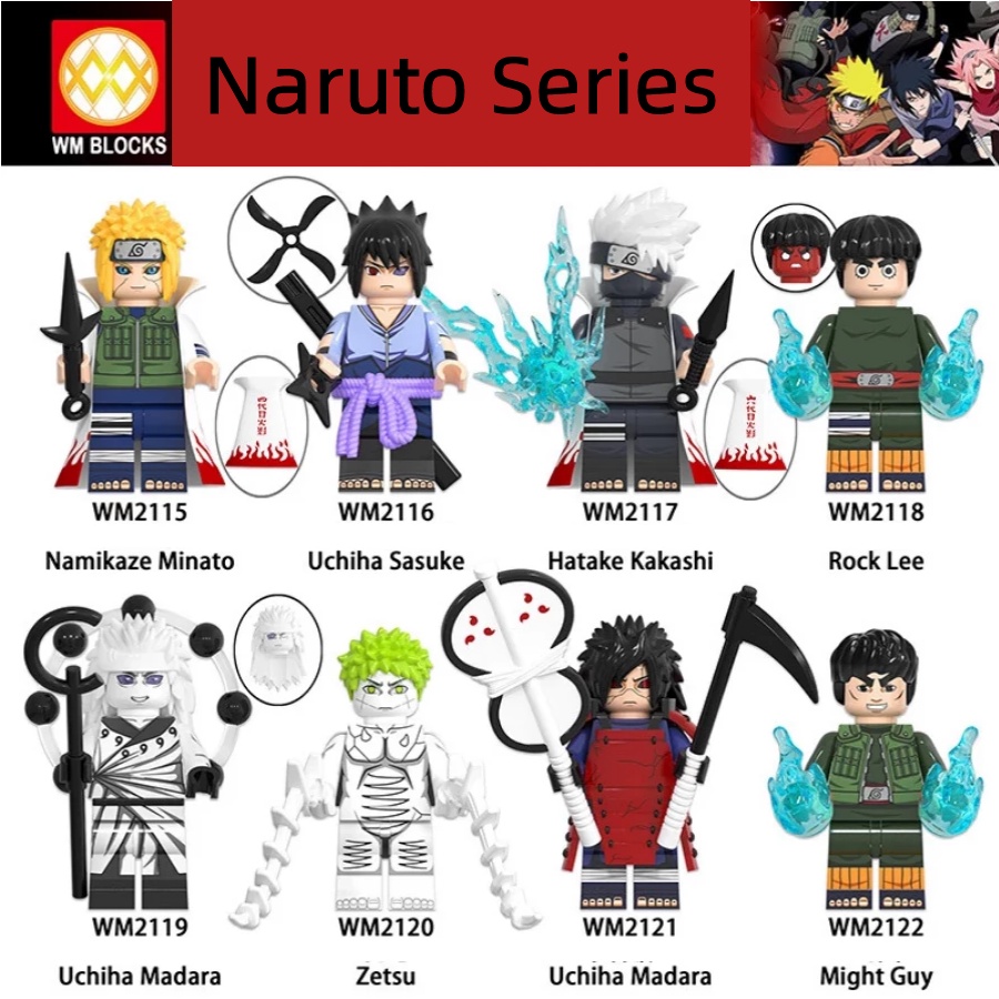 Mô Hình Nhân Vật Minato Sasuke Kakashi Madara