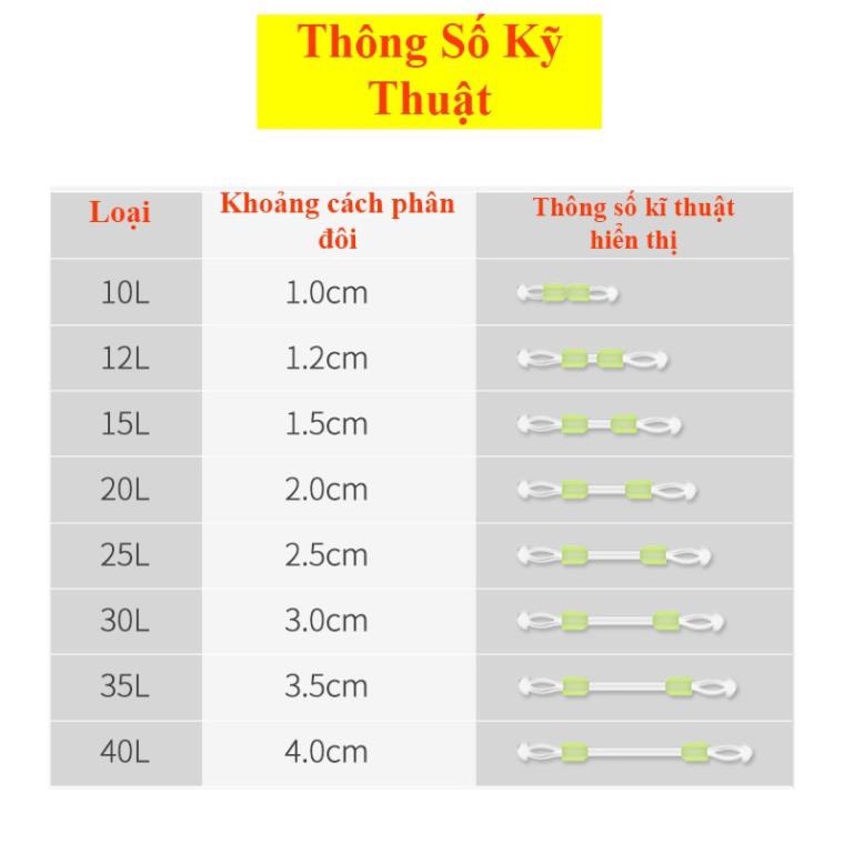 Dụng Cụ Chia Đôi Lưỡi Câu ( Vỉ 10 Chiếc ) Silicon Cao Cấp , Chống Vướng Lưỡi Mắc Lưỡi , Chuyên Dùng Câu Đơn Câu Đài