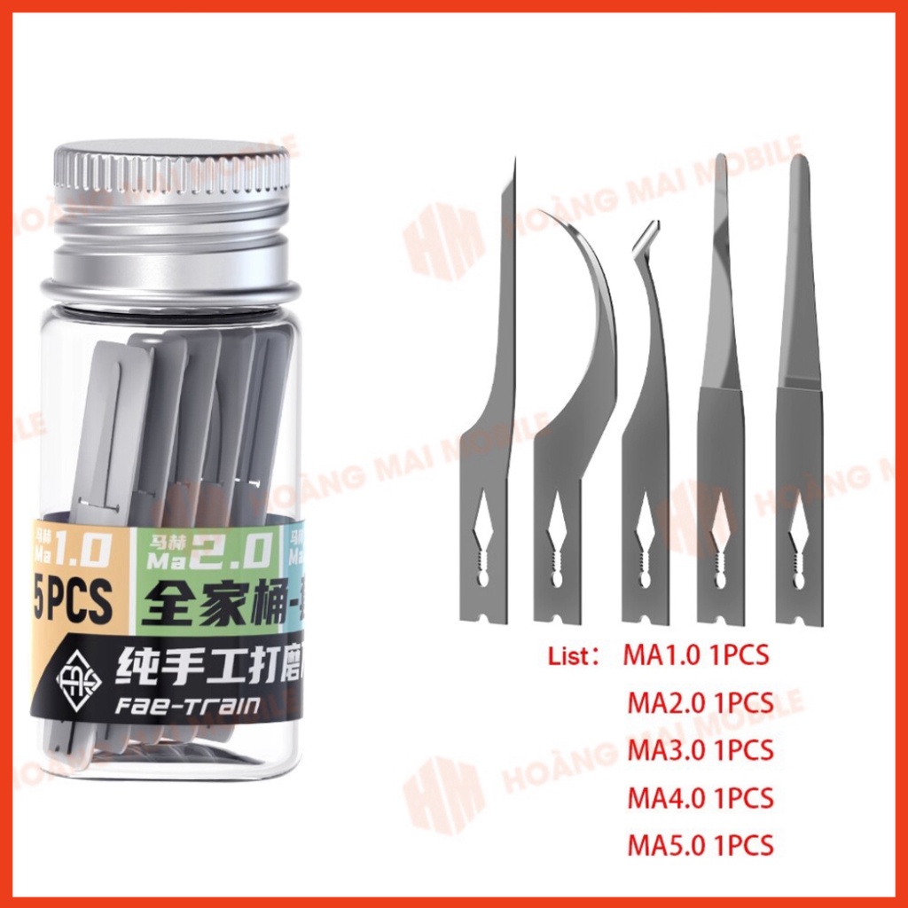 Lưỡi dao đục, tách IC, cạo keo 18 Kinds
