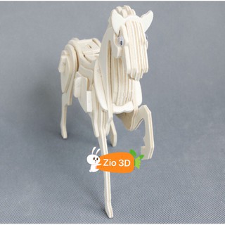 Mô hình lắp ráp gỗ 3D Con ngựa