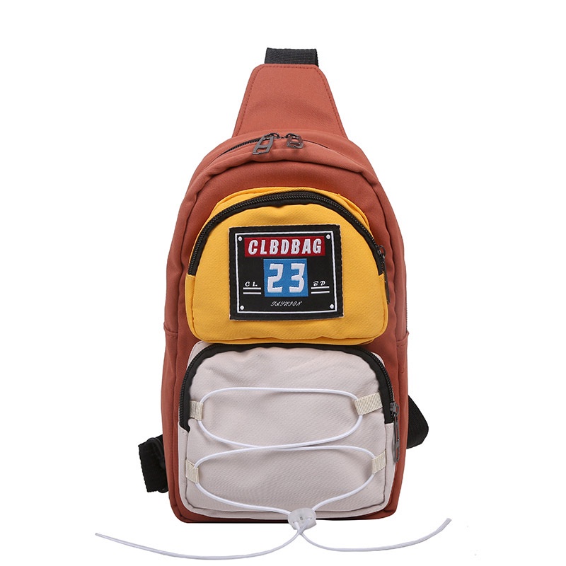 Túi Đeo Chéo Ngực Vải Canvas Phong Cách Thể Thao Thời Trang Thường Ngày Mới Cho Nam Và Nữ