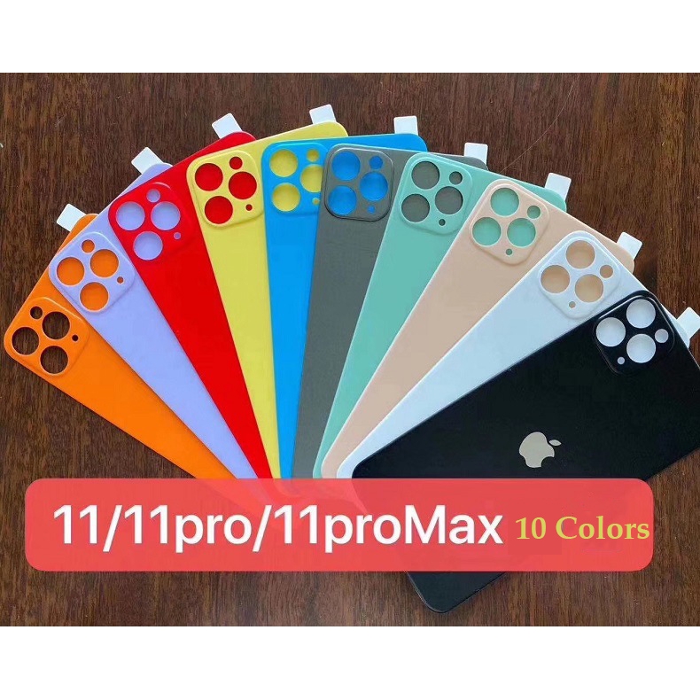 Miếng dán bảo vệ mặt sau điện thoại iPhone 11/ 11 pro /11 pro max 10 màu thay đổi tùy chọn